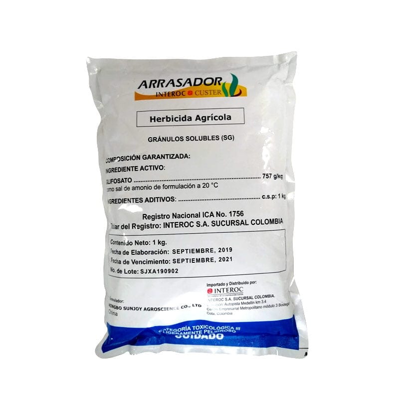 ARRASADOR GLIFOSATO POLVO POR 1 KILO