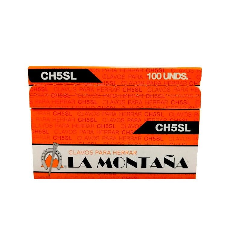CAJA CLAVOS PARA HERRAR LA M0NTAÑA # 5 x 100 UNDS ( PROMO 6 CAJAS )