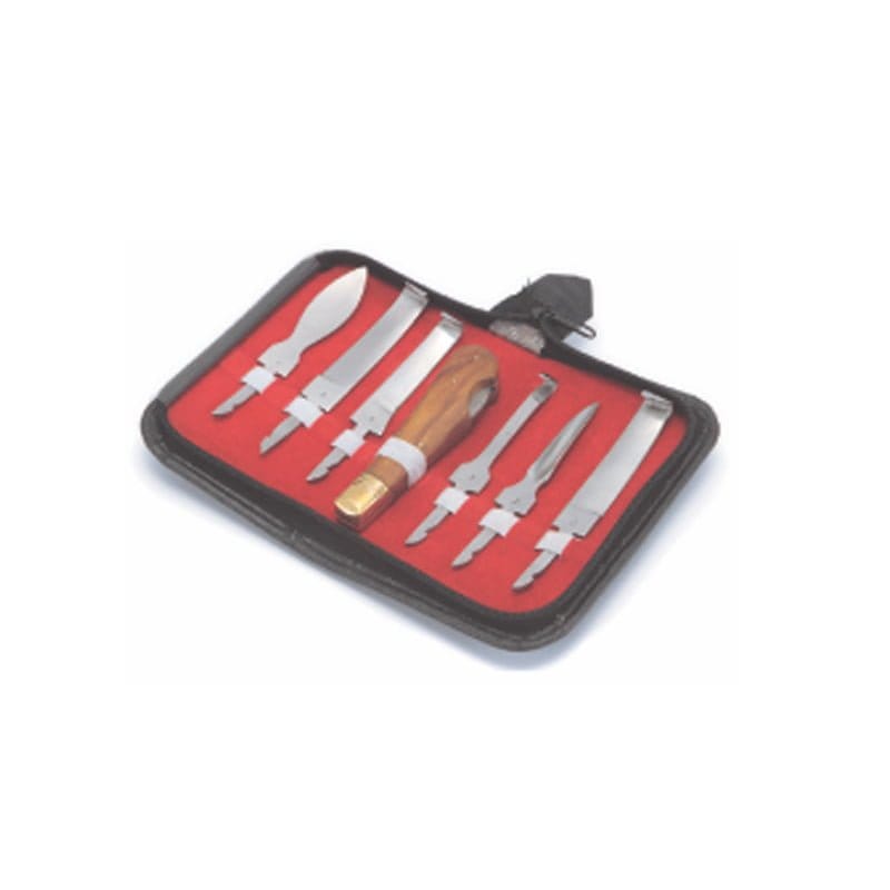 ESTUCHE PARA CUIDADO DE CASCOS X 7 PIEZAS
