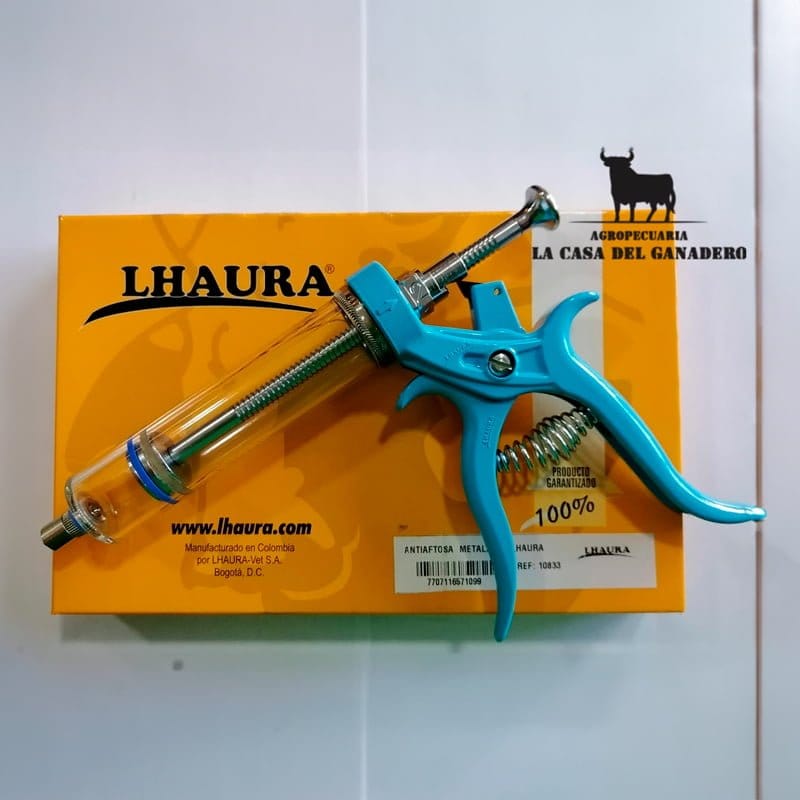 JERINGA TIPO PISTOLA LHAURA x 50 CC METALFLEX