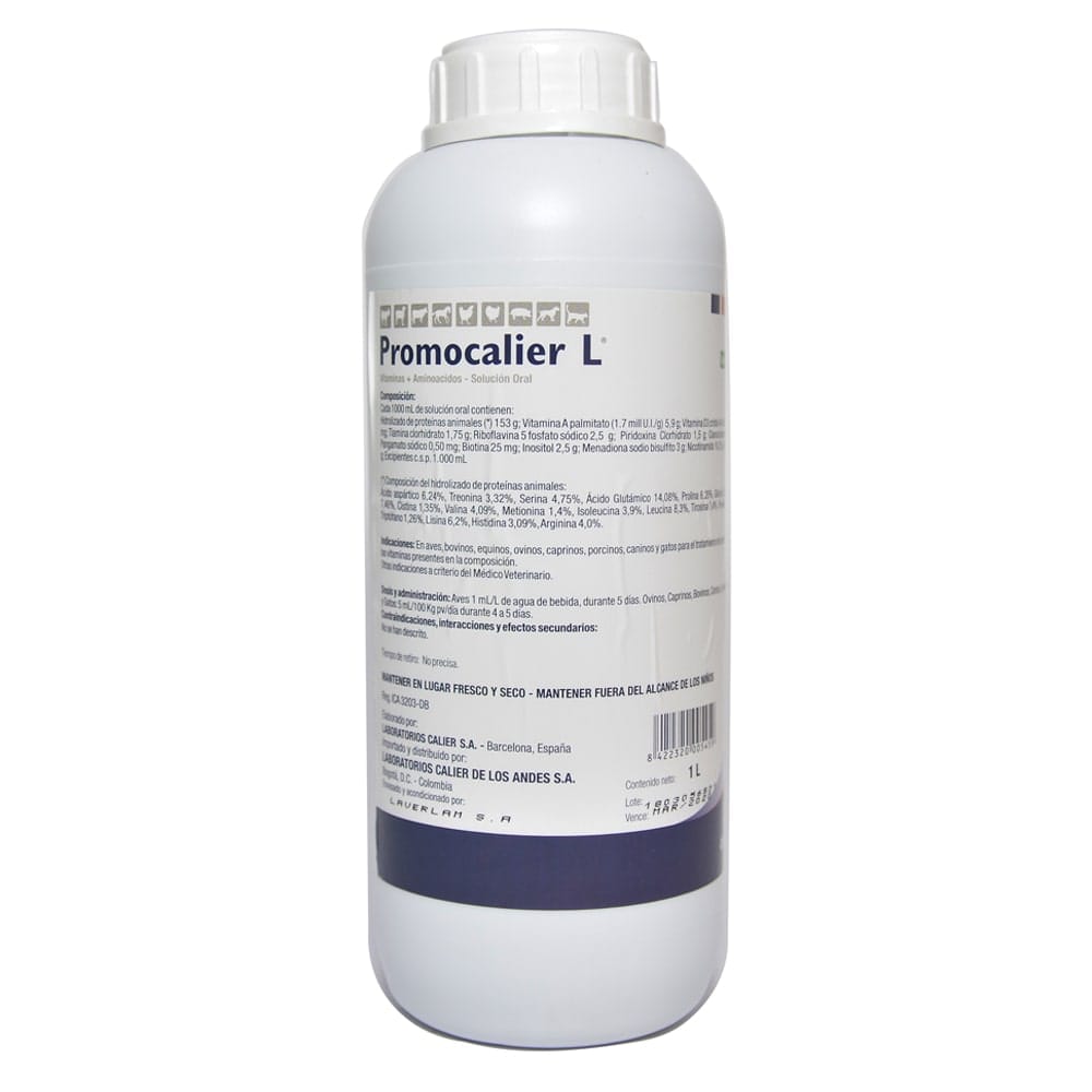 PROMOCALIER VIA ORAL LITRO